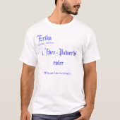Erika de Ruler T-shirt (Voorkant)