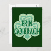 Erin Go Bragh Briefkaart (Voorkant / Achterkant)