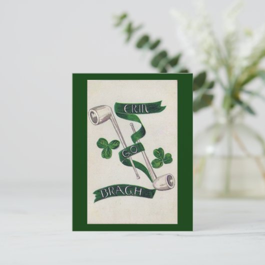 Erin Go Bragh - Briefkaart (Staand voorkant)