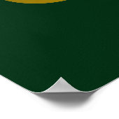 "Erin Go Bragh" Gold-Posters en -Prints Poster (Hoek)