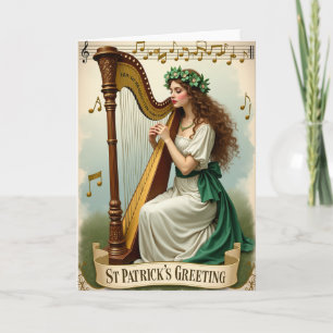 Erin Go Bragh Harpmuziekkaart Kaart