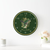 Erin Go Bragh Horloge murale irlandaise de la harp (Maison)
