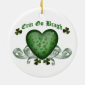 Erin go bragh Iers hart ornament (Achterkant)