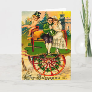 Erin Go Bragh - Iers koppel St. Patrick's Day Kaart