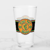 Erin Go Bragh Irish Logo Glas (Voorkant)