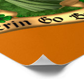 Erin Go Bragh Irish Poster (Hoek)
