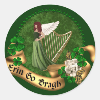 Erin Go Bragh Irish Ronde Sticker