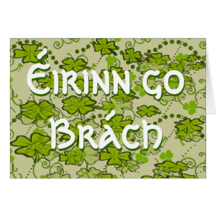 Erin Go Bragh phrase gaélique Irlande Forever