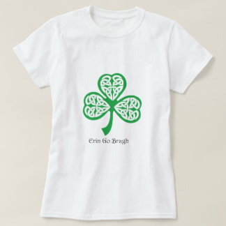Erin Go Bragh shamrock met celtische knowhow T-shirt