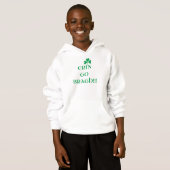 "ERIN GO BRAGH" Sweat - shirt à capuche de bascule (Devant entier)