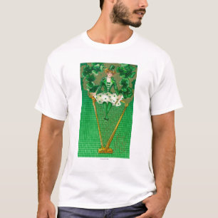 Erin Go Bragh Woman op Harp Scene T-shirt