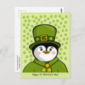 Erin go Penguin Carte postale (Devant / Derrière)