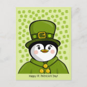 Erin go Penguin Carte postale (Devant)