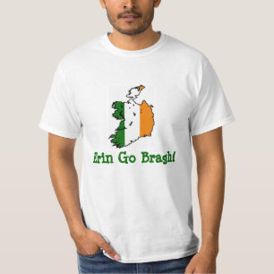 "Erin vont T-shirt irlandais de drapeau de Bragh"