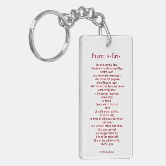 Eris (Discordia) Sleutelhanger (Voorkant Links)