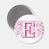 Eris Fuchsia magneet (Voorkant / Achterkant)
