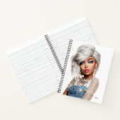 Eris Monei Editorial Portrait – Personalized Notitieboek (Binnen)