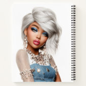 Eris Monei Editorial Portrait – Personalized Notitieboek (Achterkant)