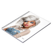 Eris Monei Editorial Portrait – personalized Notitieboek (Linkerzijde)