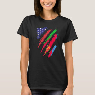 Eritrea American Grown Flag USA Patriot Heritage T-shirt