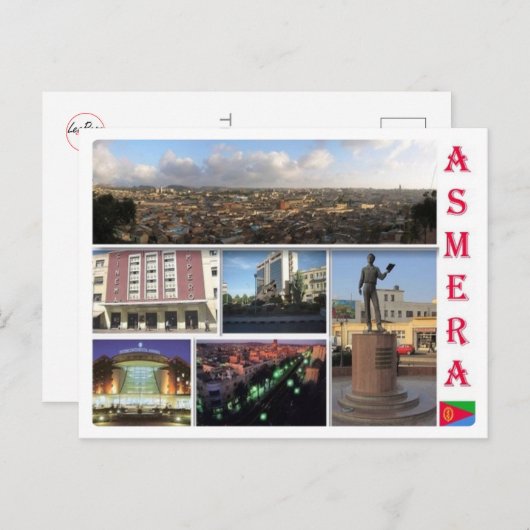 Eritrea - Asmar - Briefkaart (Voorkant / Achterkant)