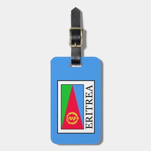 Eritrea Bagagelabel (Voorkant verticaal)