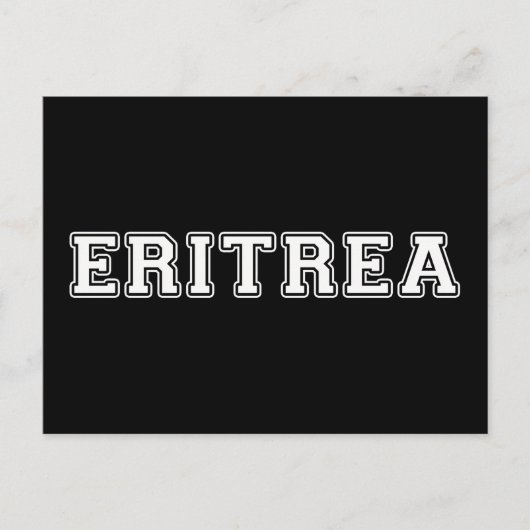 Eritrea Briefkaart (Voorkant)