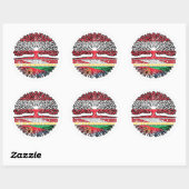Eritrea Eritrea Oostenrijks Baum Ronde Sticker (Vel)