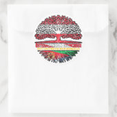 Eritrea Eritrea Oostenrijks Baum Ronde Sticker (Tas)