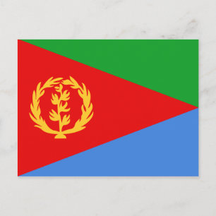 Eritrea Flag Briefkaart