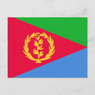 Eritrea Flag Briefkaart