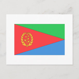 Eritrea Flag Briefkaart