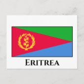 Eritrea Flag Briefkaart (Voorkant)