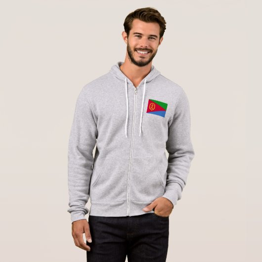 Eritrea Flag Hoodie (Voorkant volledig)