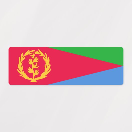 Eritrea Flag Labels (Design 1)