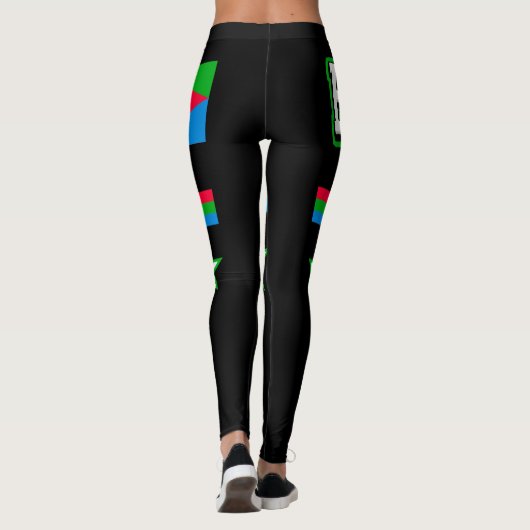 Eritrea Flag Leggings (Achterkant)