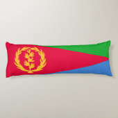 Eritrea Flag Lichaamskussen (Achterkant)