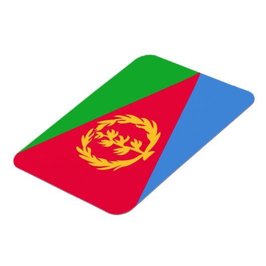 Eritrea Flag Magneet (Linkerzijde)