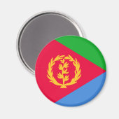 Eritrea Flag Magneet (Voorkant / Achterkant)