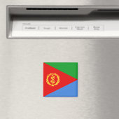 Eritrea Flag Magnet Magneet (Insitu (Vaatwasser))
