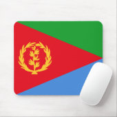 Eritrea Flag Mousepad Muismat (Met muis)