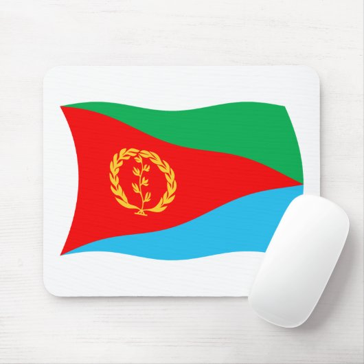 Eritrea Flag Mousepad Muismat (Met muis)