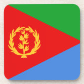 Eritrea Flag Onderzetter (Voorkant)