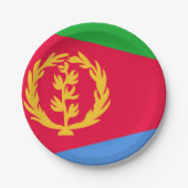 Eritrea Flag Papieren Bordje (Voorkant)