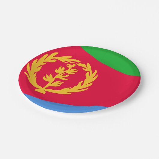 Eritrea Flag Papieren Bordje (Gekanteld)