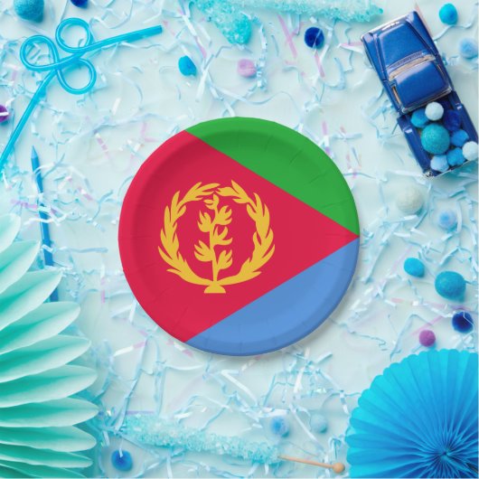 Eritrea Flag Papieren Bordje (Feest)