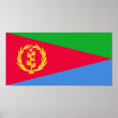 Eritrea Flag Poster (Voorkant)