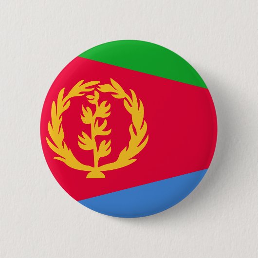 Eritrea Flag Ronde Button 5,7 Cm (Voorkant)