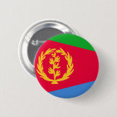 Eritrea Flag Ronde Button 5,7 Cm (Voorkant /achterkant)