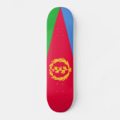 Eritrea Flag Skateboard (Voorkant)